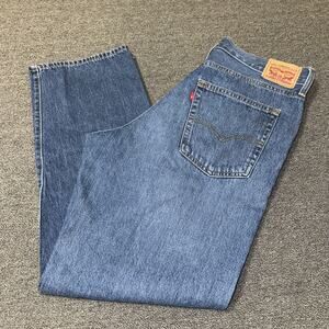 Levis 94 Baggy Jean Women 31 Blue Denim Medium Wash Pockets High Rise Streetwear